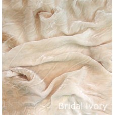 БАРХАТ ИЗ НАТУРАЛЬНОГО ШЕЛКА Bridal-Ivory