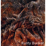 БАРХАТ ИЗ НАТУРАЛЬНОГО ШЕЛКА Rusty-Bucket